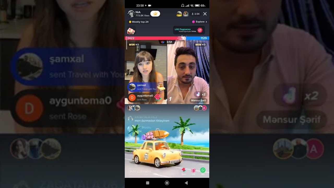 Nia vs Mənsur Şərif / Mənsur özünə yeni ləqəb götürdü