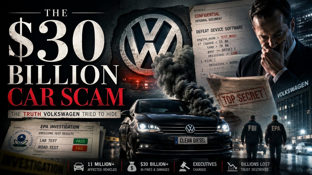 The $30 Billion Car Scam | How Volkswagen Secretly Cheated Millions #VolkswagenScandal#Volkswagen