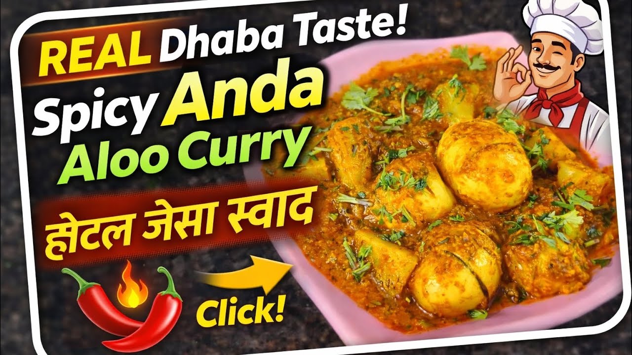 ढाबा स्टाइल आलू अंडा करी | Trending Dhaba style Egg Curry Recipe 