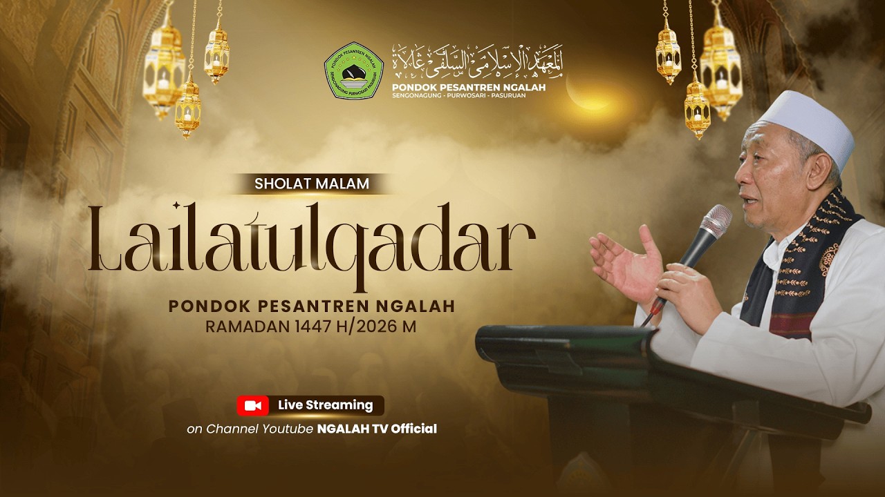 🔴 LIVE MALEMAN 21 || Sholat Malam Lailatulqadar PP. Ngalah 1447 H/ 2026 M