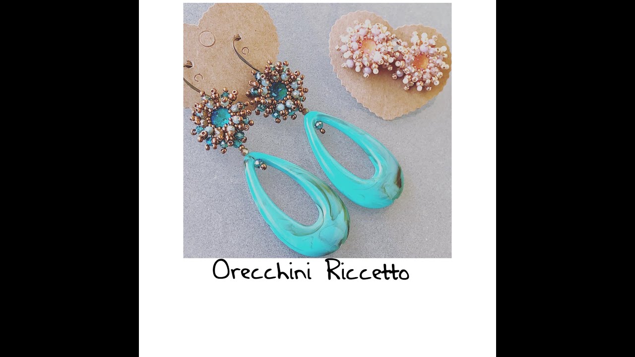 DIY Tutorial Orecchini a lobo Riccetto (Incastonatura Chaton 8 mm)