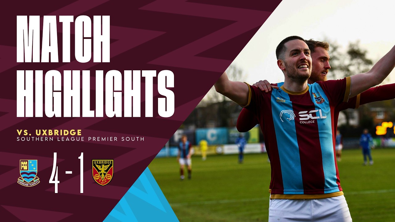 VICTORIOUS RETURN to a NEW LOOK STADIUM! | Farnham Town vs Uxbridge | Full Match Highlights