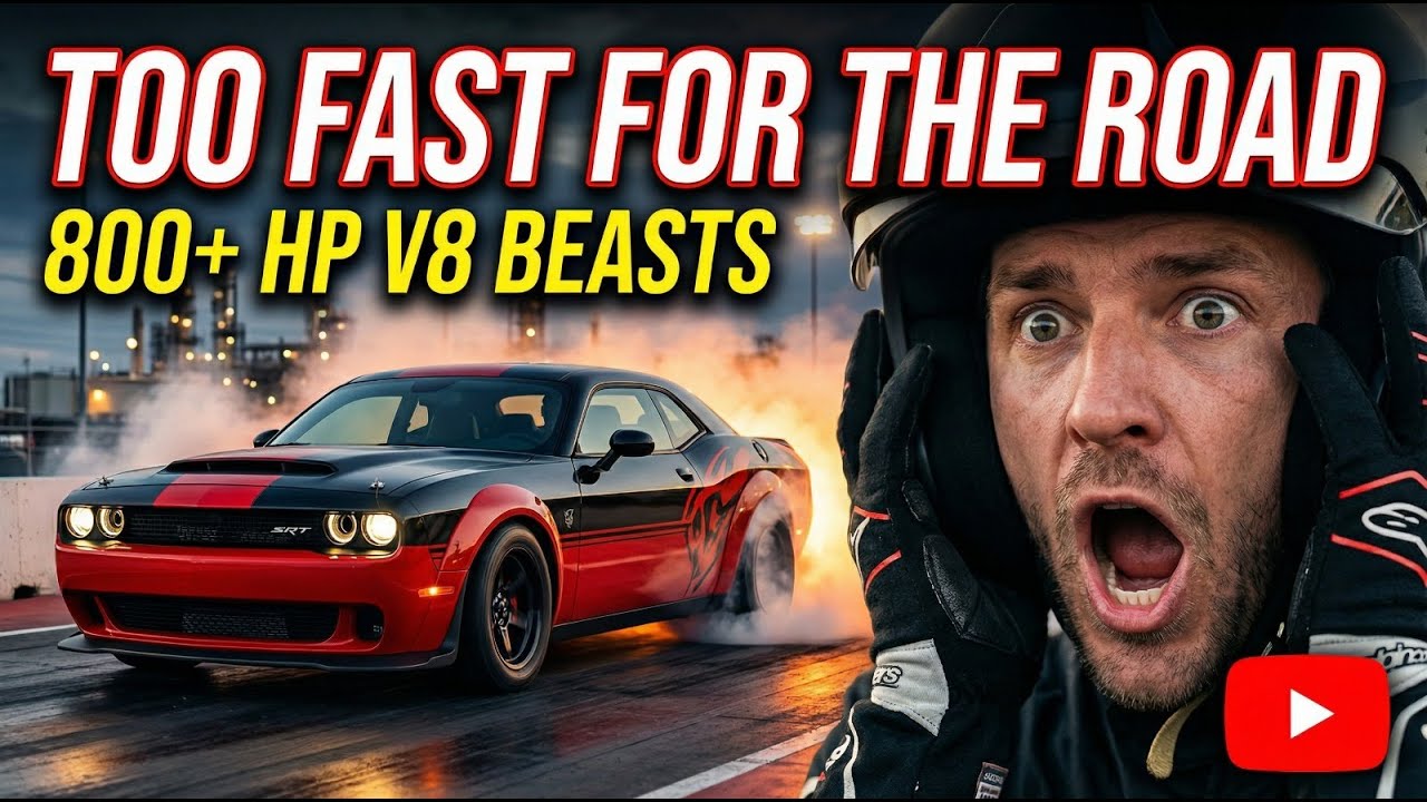 These V8 Cars Are So Powerful They Feel Illegal to Drive