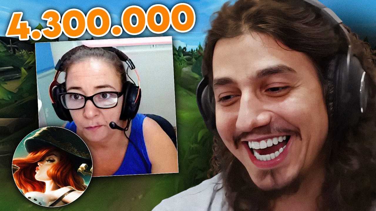 ANALISEI A MONO MISS FORTUNE QUE TEM 60 ANOS E JOGA LOL