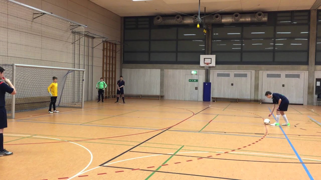 C1- Junioren Altrhein Cup 2015 Finale 9 Meter schie&szlig;en: VfB Ginsheim: TSG Kastel 46