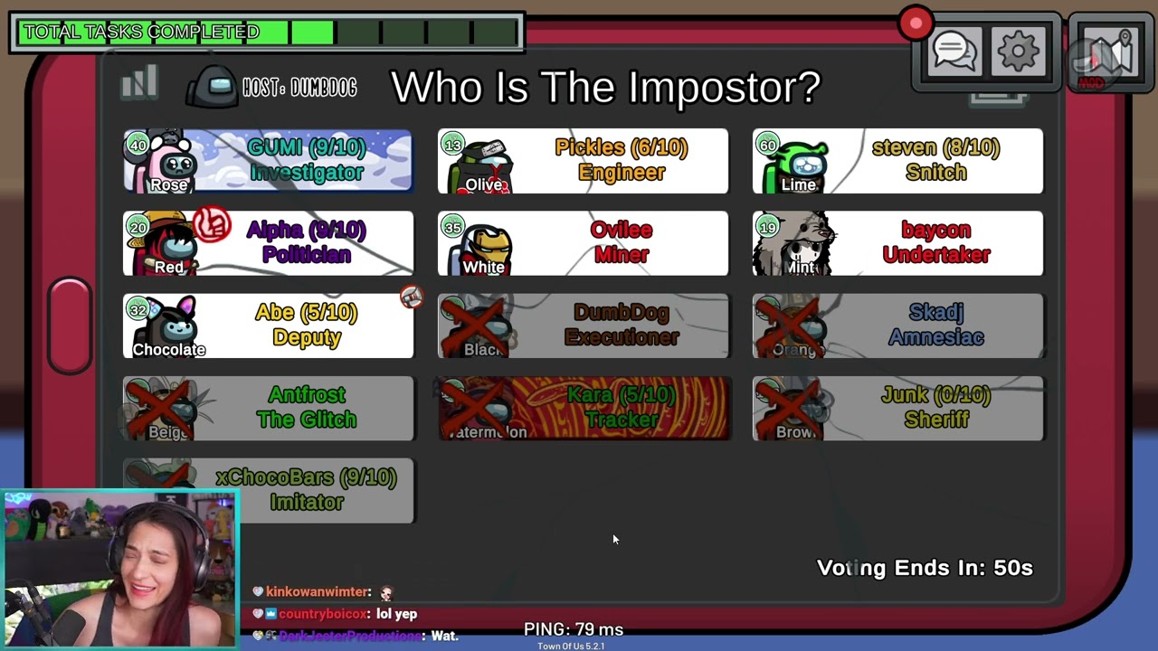 AMONG US Town of Us w/ Dumbdog, Chocobars, SteveSuptic, 5up, Antfrost, and others