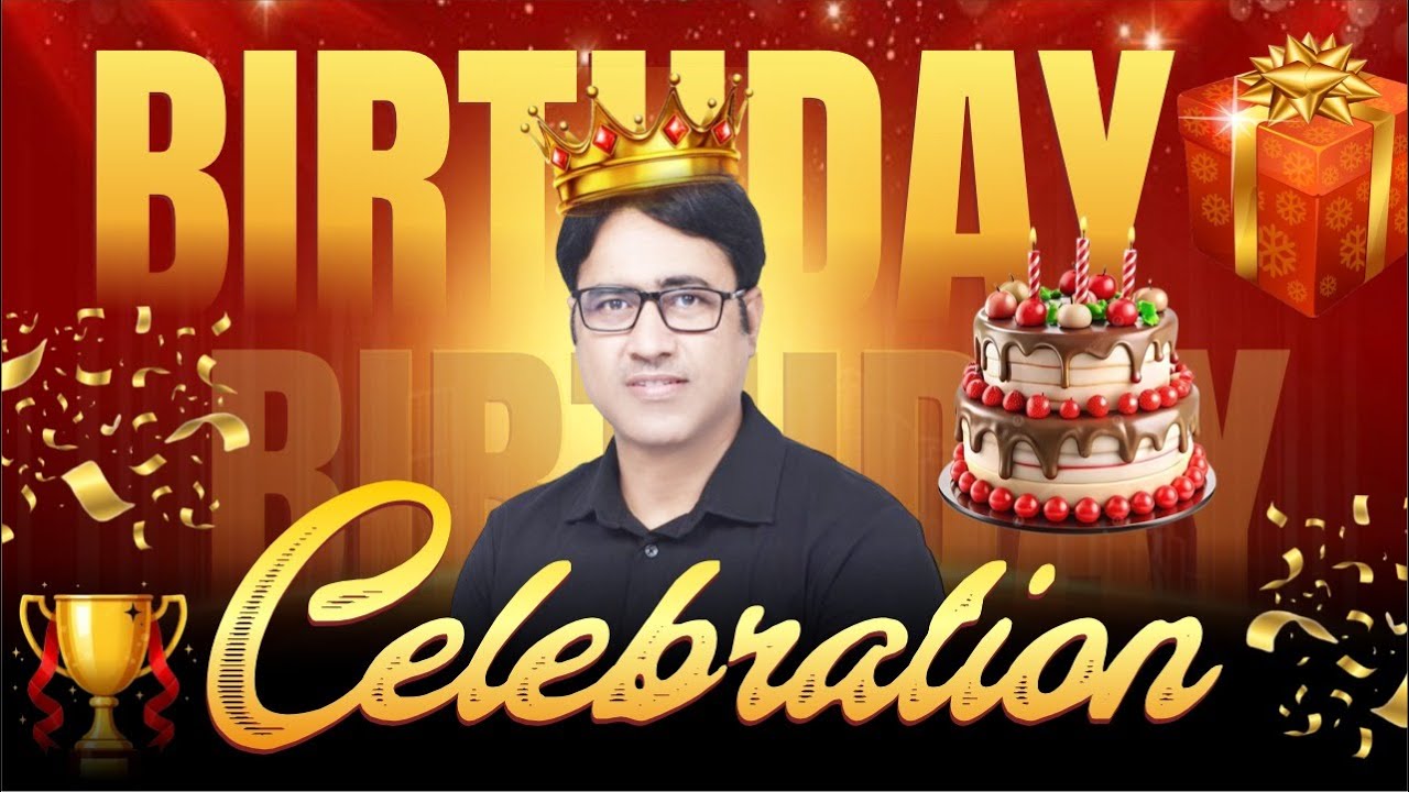 Birthday Celebration: Arvind Sir Birthday Celebration 7:30 PM | ExamYug24 Team
