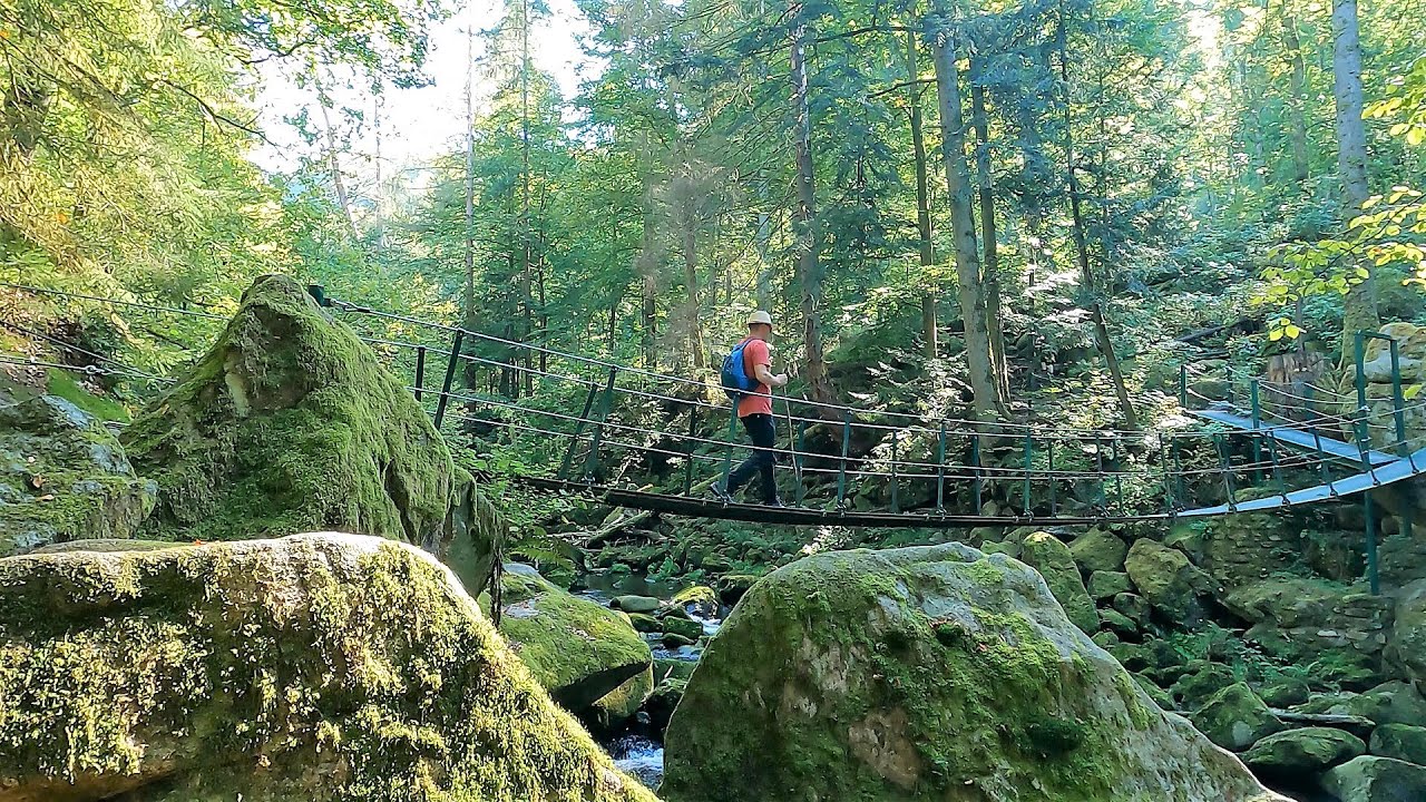 Traumwanderung durch die Wildbachklamm Buchberger Leite - Burgruine Neuenbuchberg - BAYERISCHER WALD