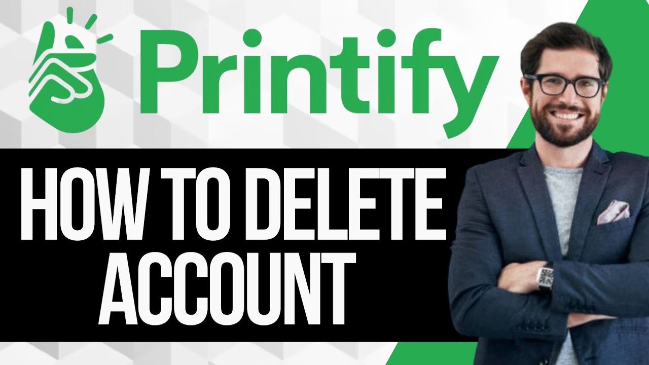 Как удалить свою учетную запись Printify