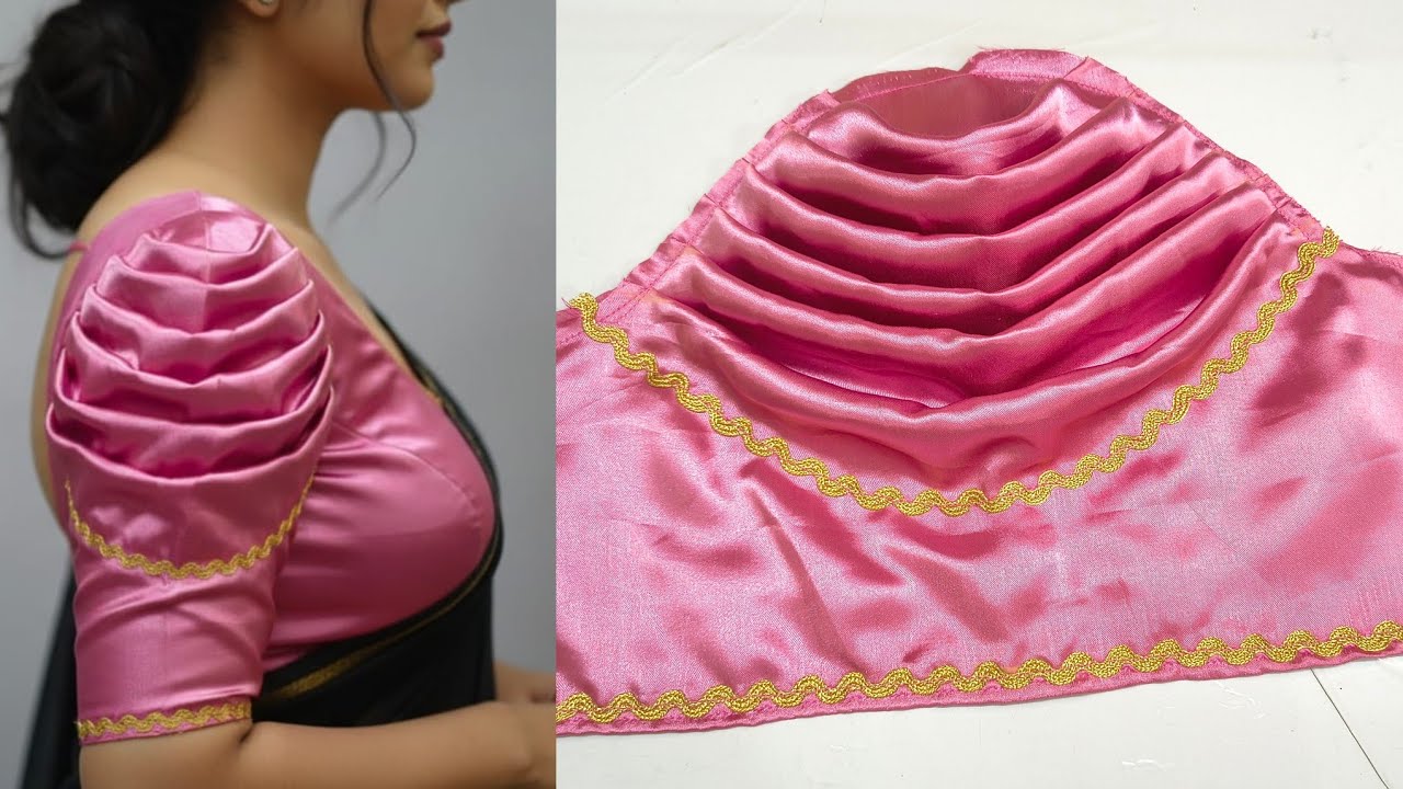 Trending sleeves design 😍||cutting✂️ and stitching full video||baju design||beautiful asteen design 