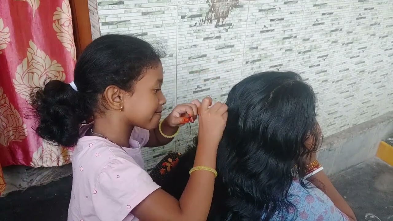 lice hunting || nits picking||ASMR vlog#family_maja