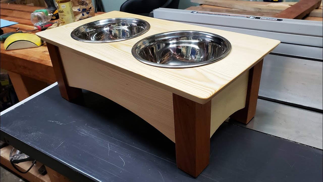 Making a Raised Dog Feeder for Cancer Research!