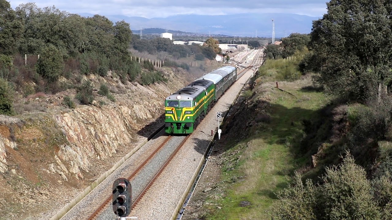 Tren PTG en Monfragüe