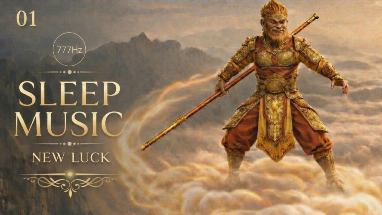 Deep Sleep Music 777Hz Soft Felt Piano | Monkey King New Luck | Attraction Space