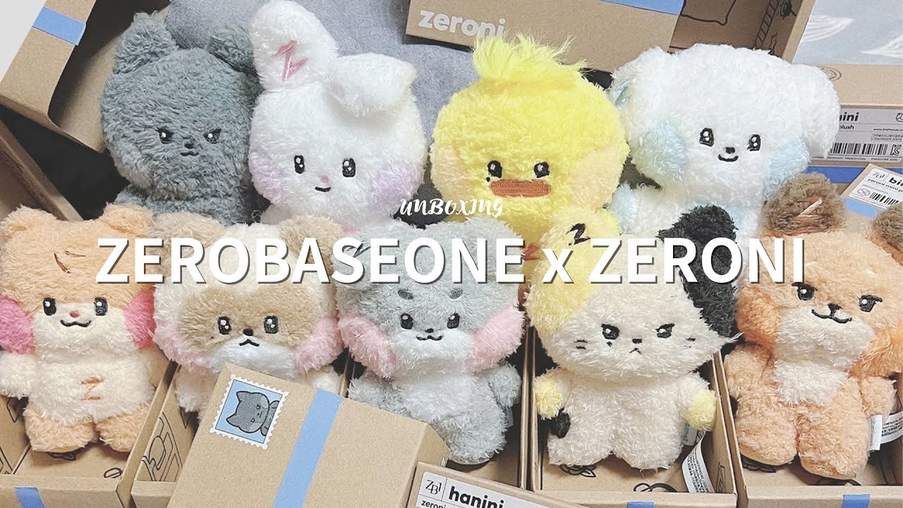 周邊開箱｜ZEROBASEONE x LINE FRIEND「ZERONI MINIMI DOLL」// ZEROSE