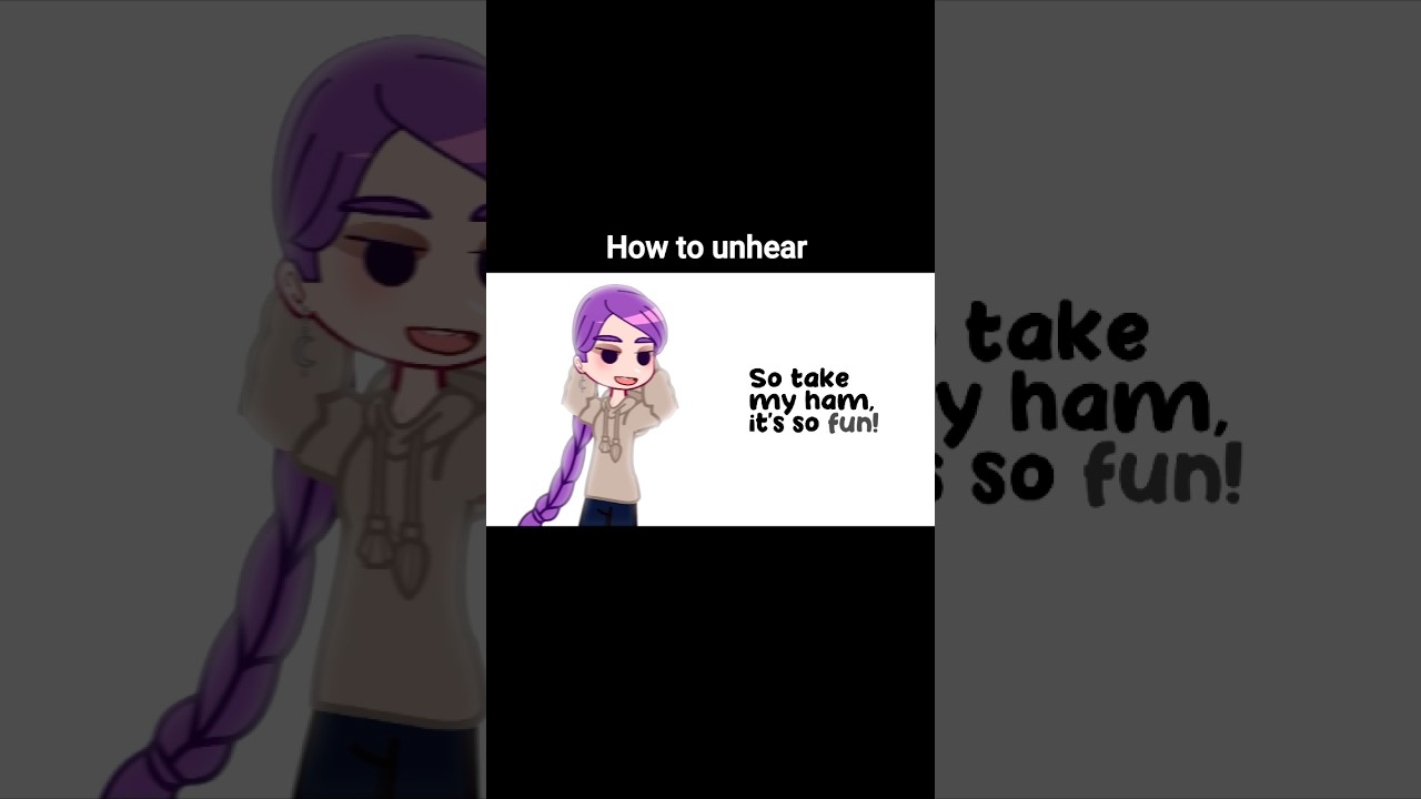 How do I unhear this | IB: crsoufle on tiktok #kpopdemonhunters #free #rujinu #gacha