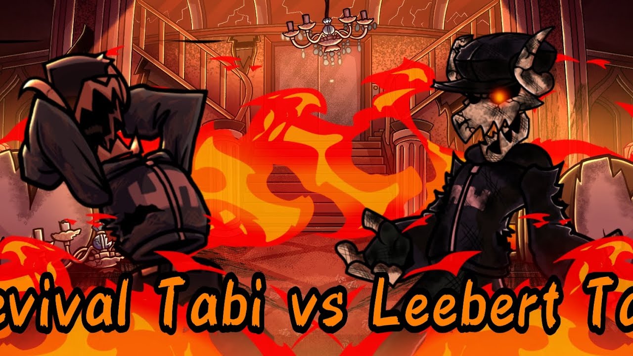 FNF Reevirt Genocide | Revival Tabi vs Leebert Tabi