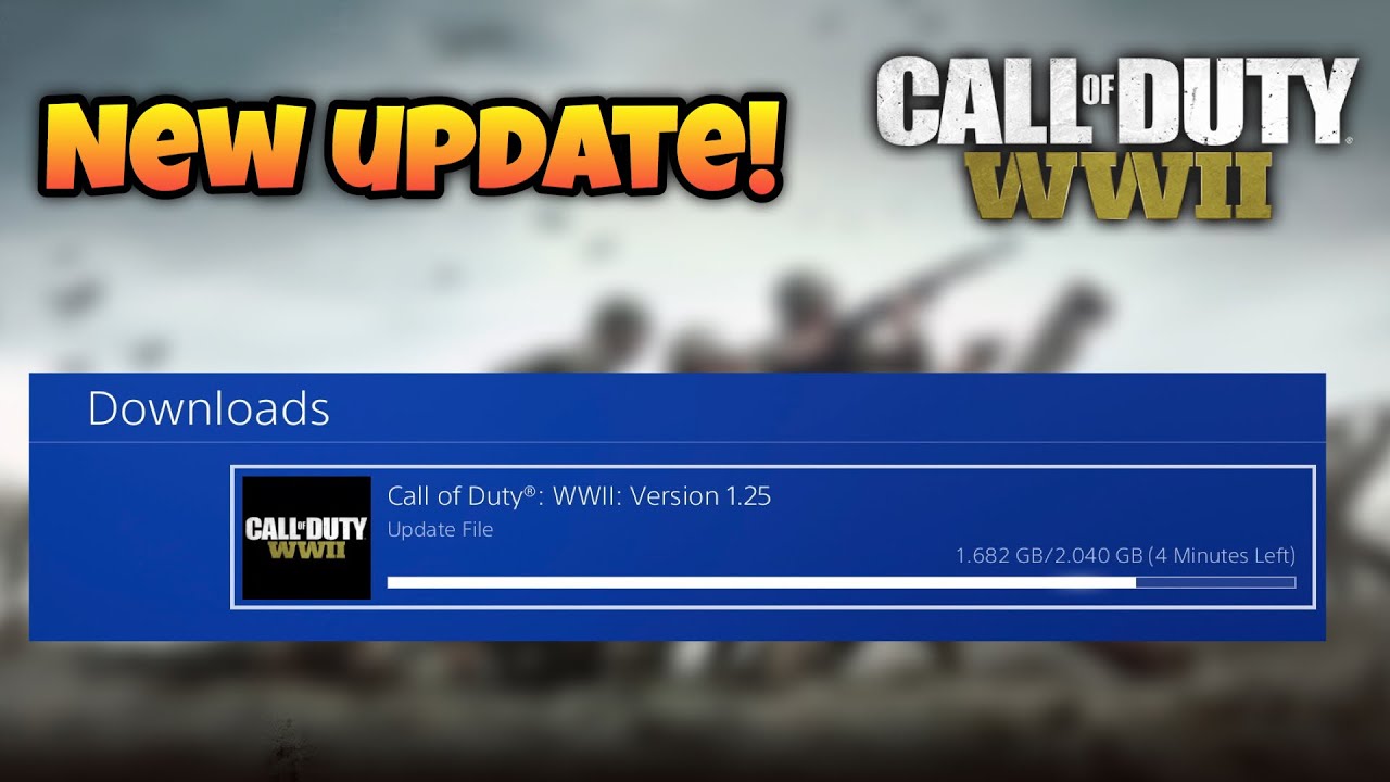 New Call Of Duty WW2 Update in 2020! (Patch 1.25)
