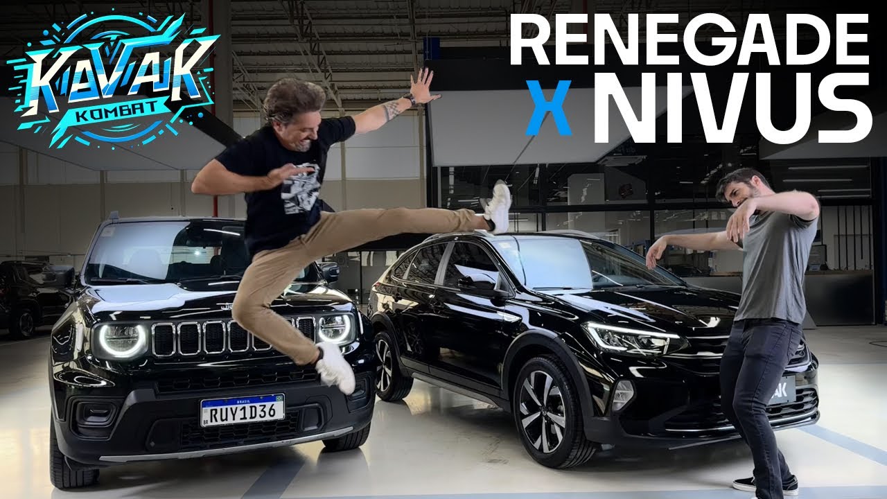 COMBATE! No mesmo preço, VOCÊ VAI de Jeep Renegade Longitude 2022 ou VW Nivus Highline 2023?