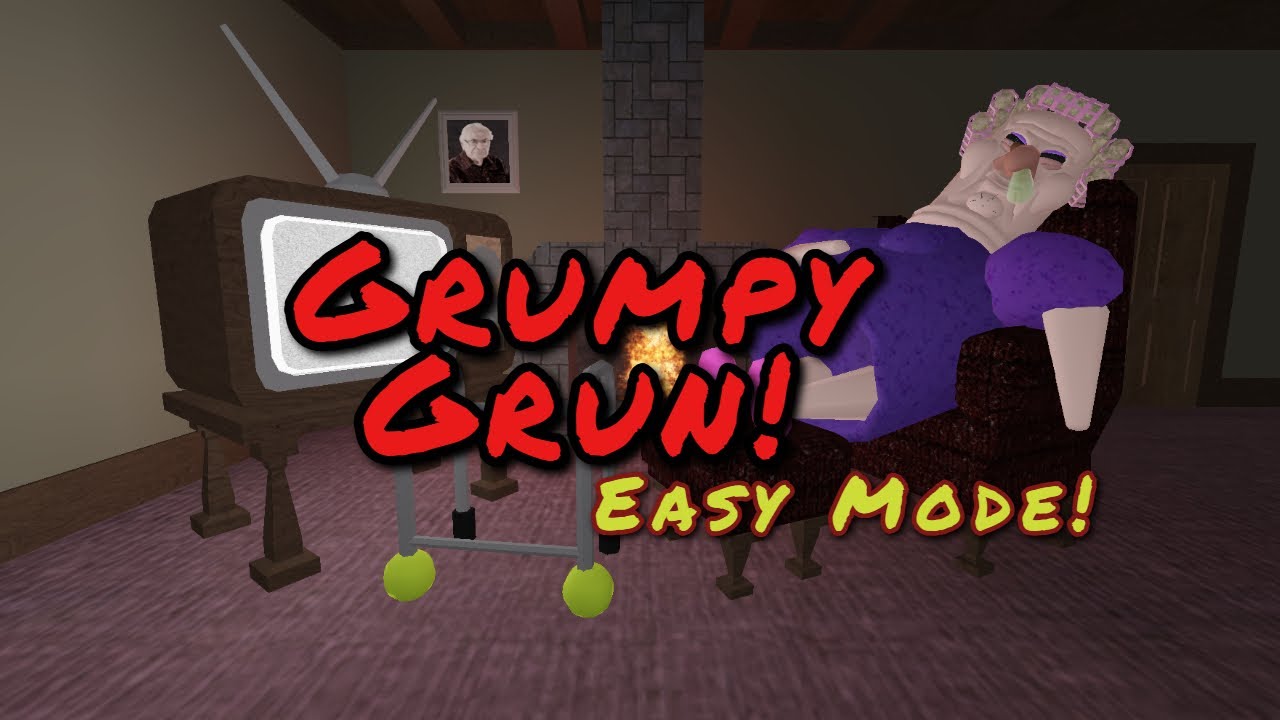 GRUMPY GRAN! (SCARY OBBY) #roblox #obby