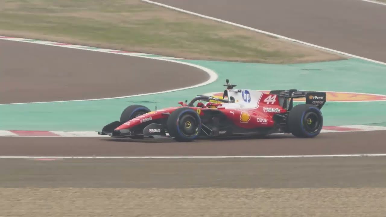 PRIMO GIRO #SF26 FERRARI #HAMILTON A #FIORANO 4K