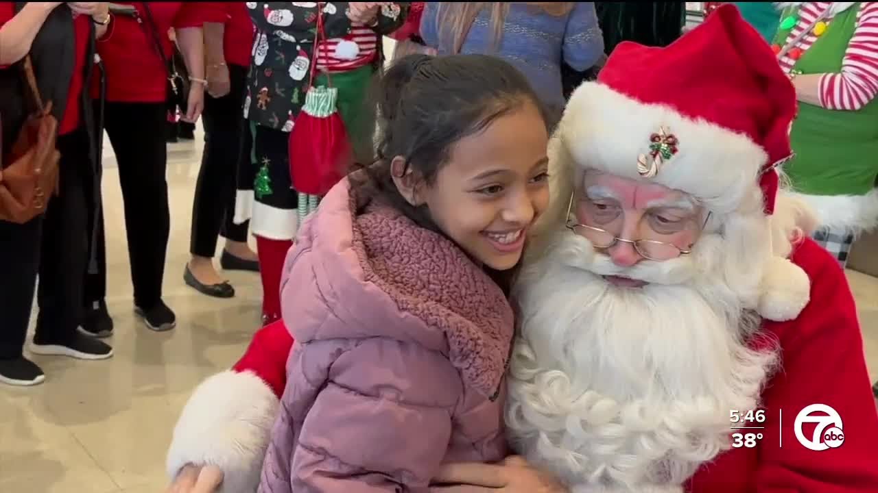 Metro Detroit kids fly to the North Pole to see Santa