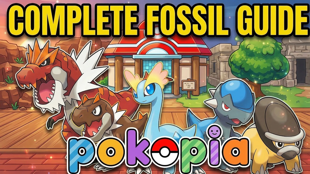 Pokémon Pokopia Complete Fossil Guide – All Fossil Locations