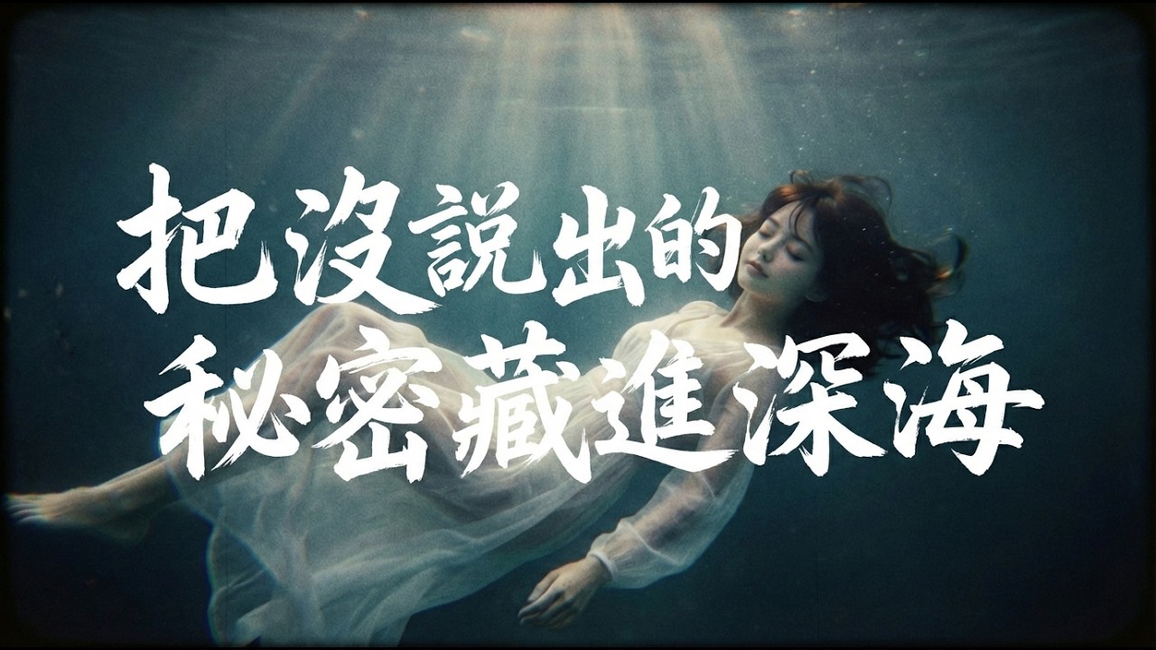 《把沒說出的秘密藏進深海》原來最遙遠的距離，是笑著祝你旅途圓滿｜催淚治癒系抒情｜Aria艾莉亞｜Official Lyric Audio