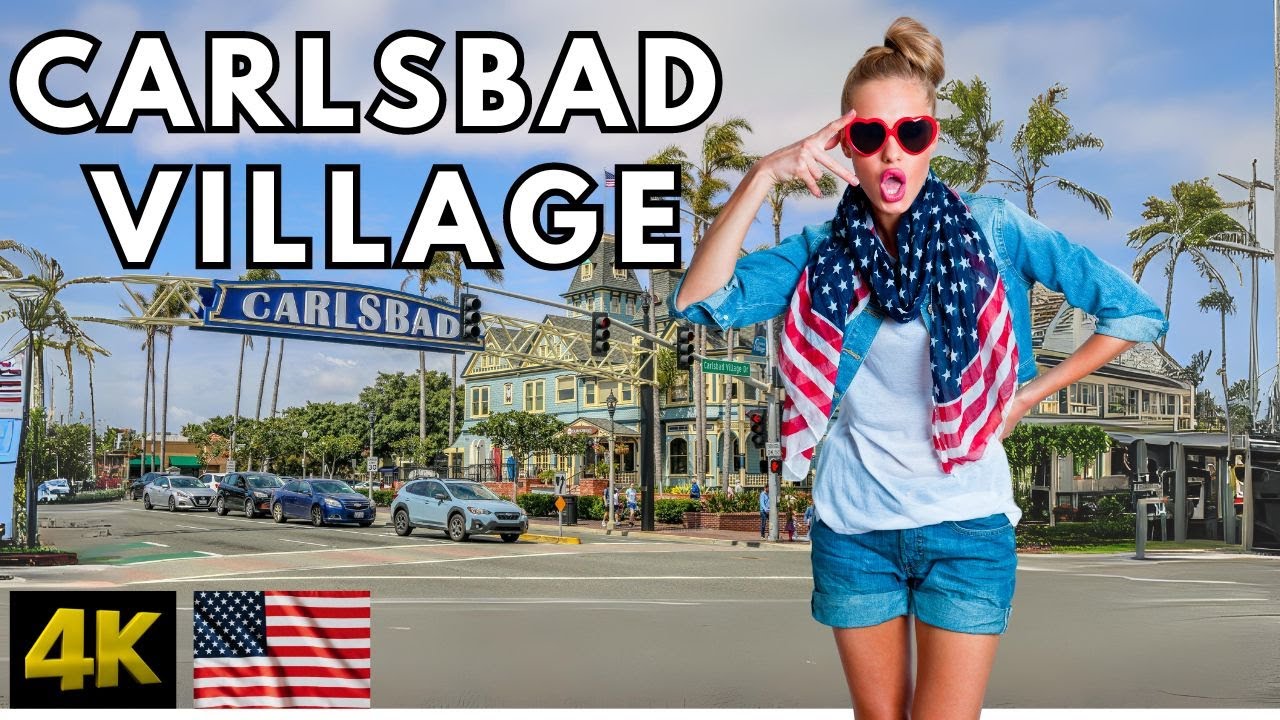 Ultimate Carlsbad walking tour, California Adventure In Stunning - city tour 4k