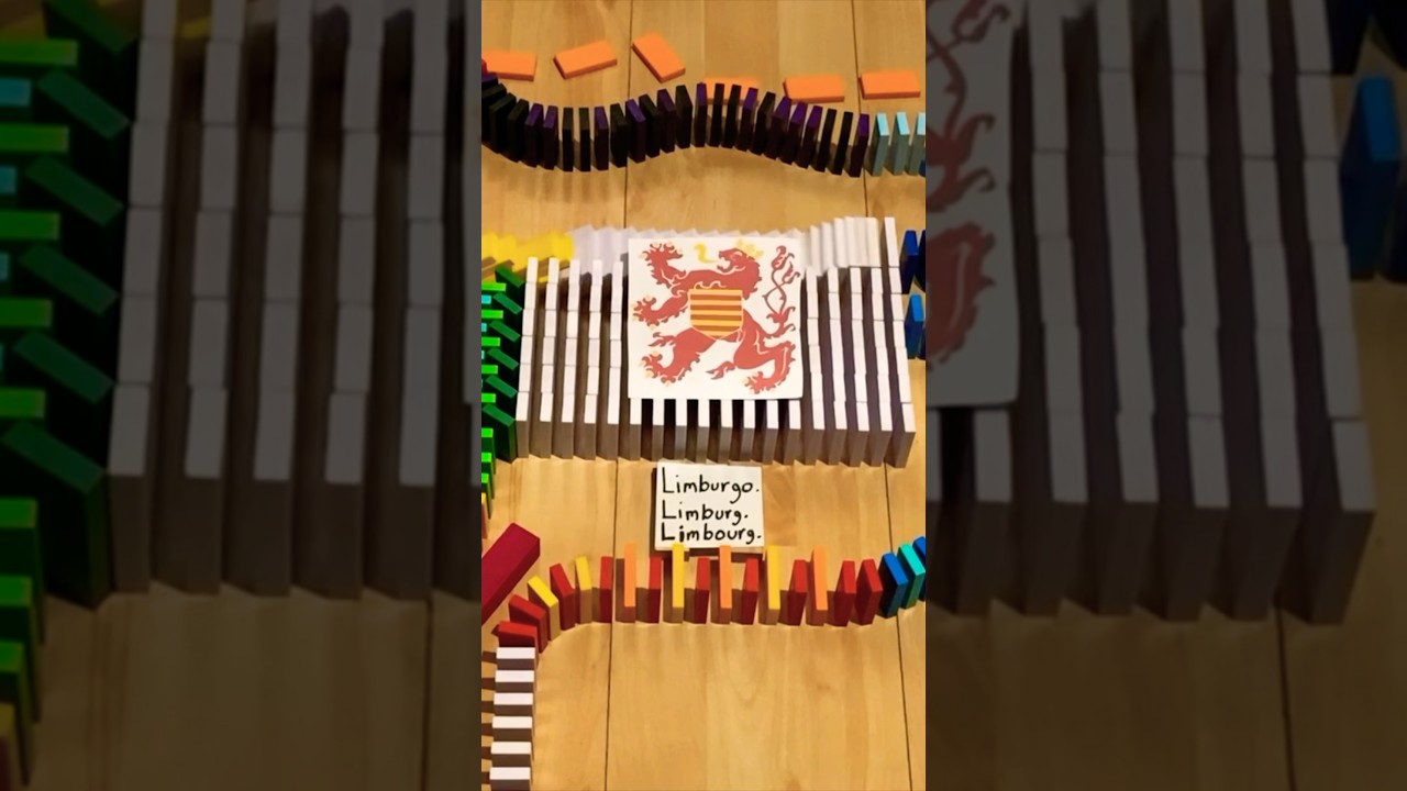 La Bandera de Limburgo en Domin&oacute;s! 🇧🇪 #Shorts [1080p/60FPS - HD]