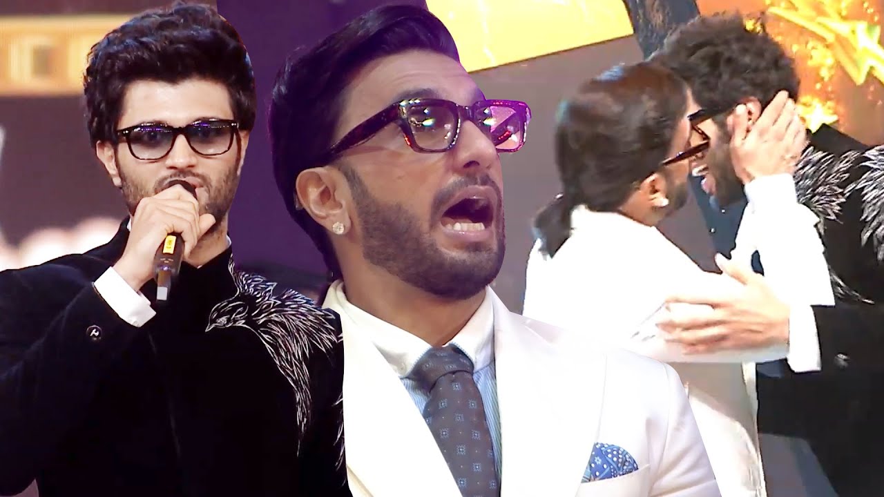 Ranveer Singh Hilarious Fun With Rowdy Vijay Devarakonda At South Awards Show