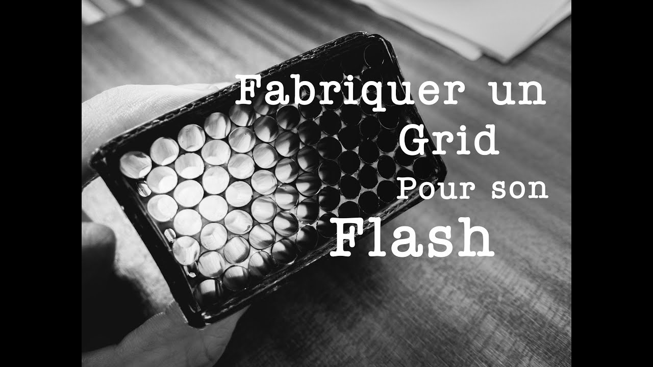Fabriquer un GRID pour son Flash (Speedlight)