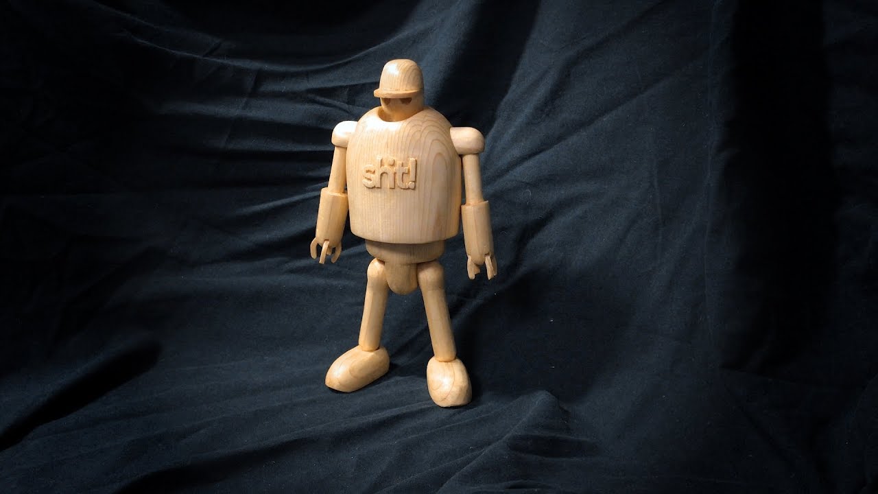 Wood Robot dwbtoftshit! - by @bjornbot