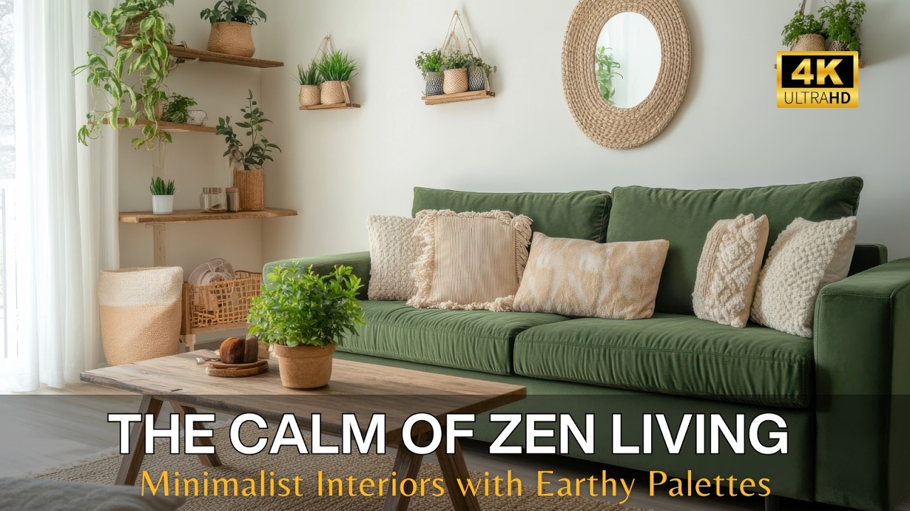 Earthy Elegance: 2025 Zen Home Tour | Minimalist Interiors with Earthy Palettes & Natural Elements