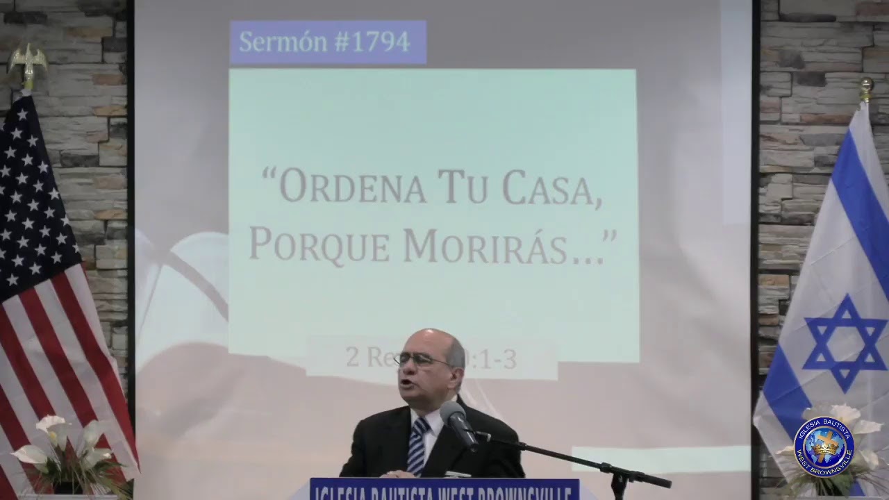 Ordena tu casa, porque morirás…