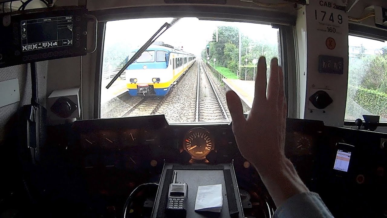 Train Driver's POV Utrecht - Baarn DD-AR Lok 1700 2017
