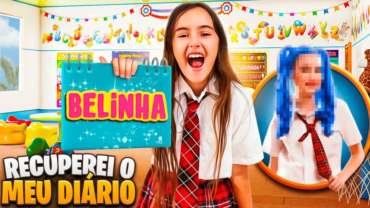 RECUPERAMOS O DIÁRIO DA BELINHA QUE ESTAVA COM A MENINA QUE NÃO GOSTA DELA (ZARA)