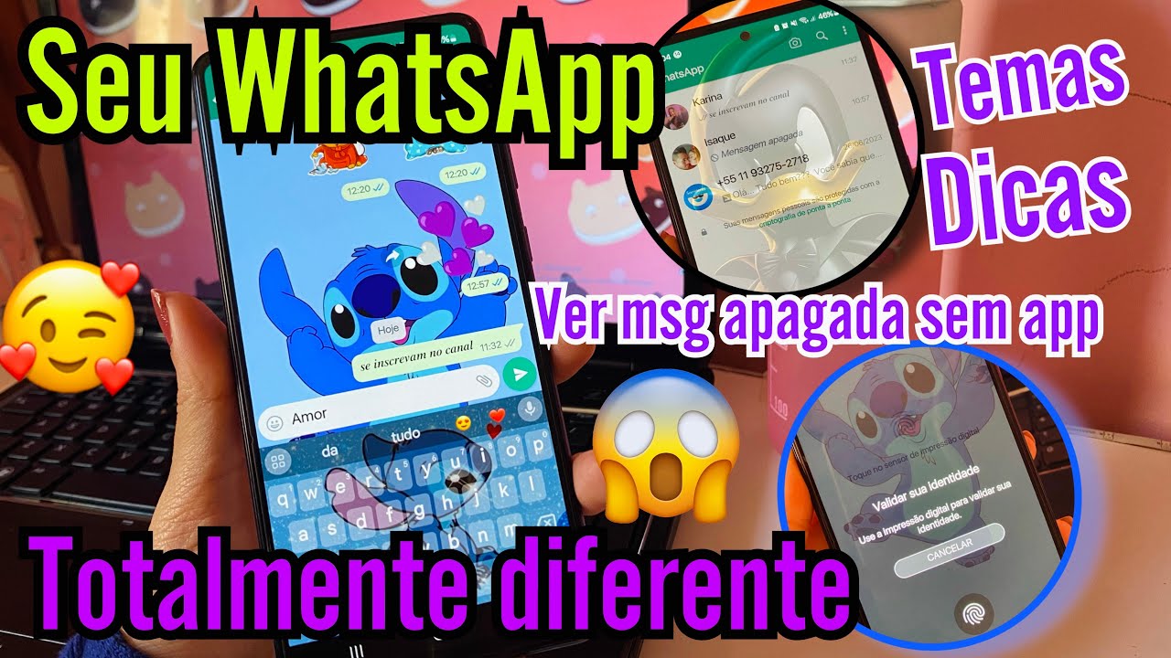 DICAS PARA O SEU WHATSAPP+PERSONALIZAÇÃO