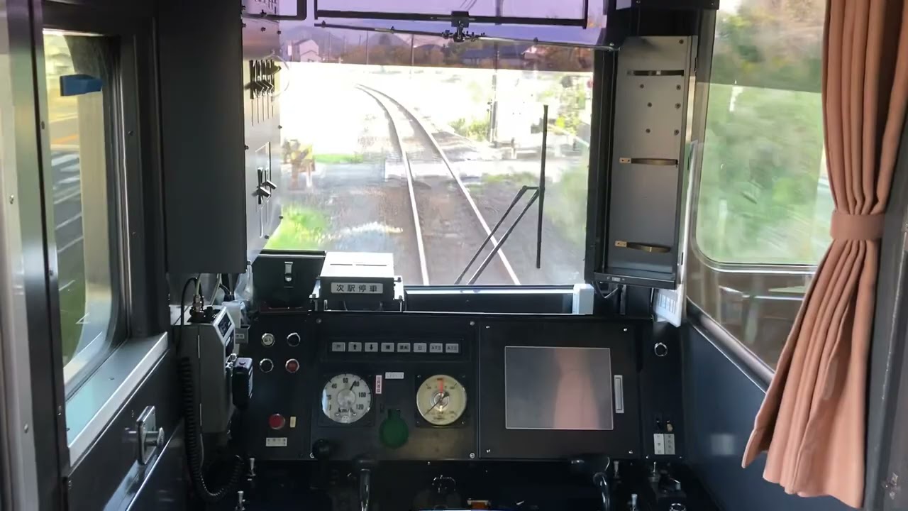 【高性能気動車】JR四国1500系　志度駅発車後、0&rarr;100km/hまでの加速