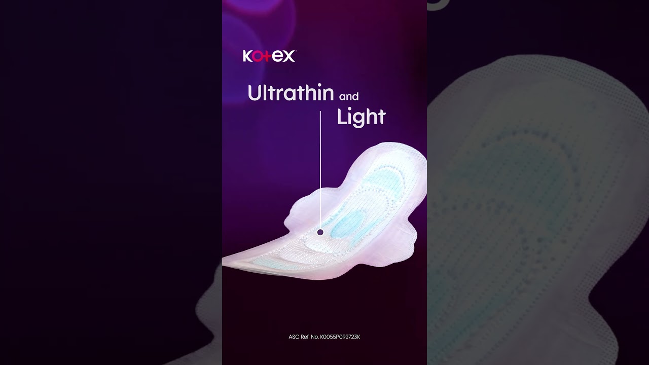 Kotex Freedom Ultrathin & Light #KotexFreedom #ConfidenceBoost #PeriodEssentials