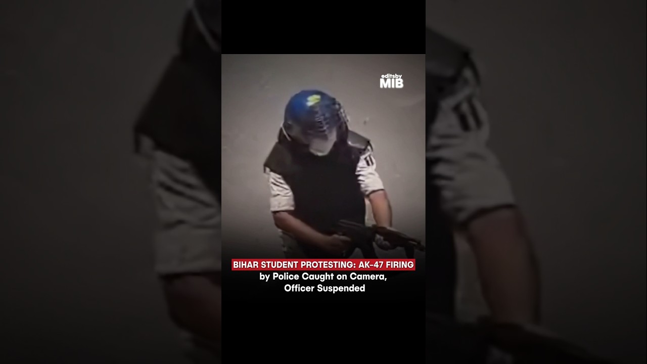 Bihar Police Officer Suspended After Viral AK-47 Firing Video