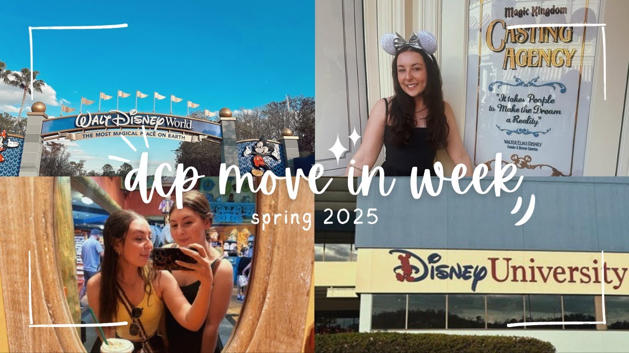 dcp move-in vlog!!🐭✨🏰 || moving to FCV, traditions, training, and an after hours party