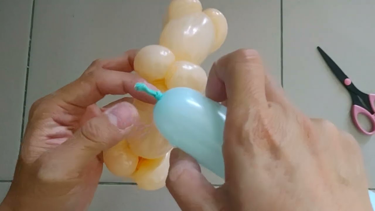 星星魔法棒造型氣球教學