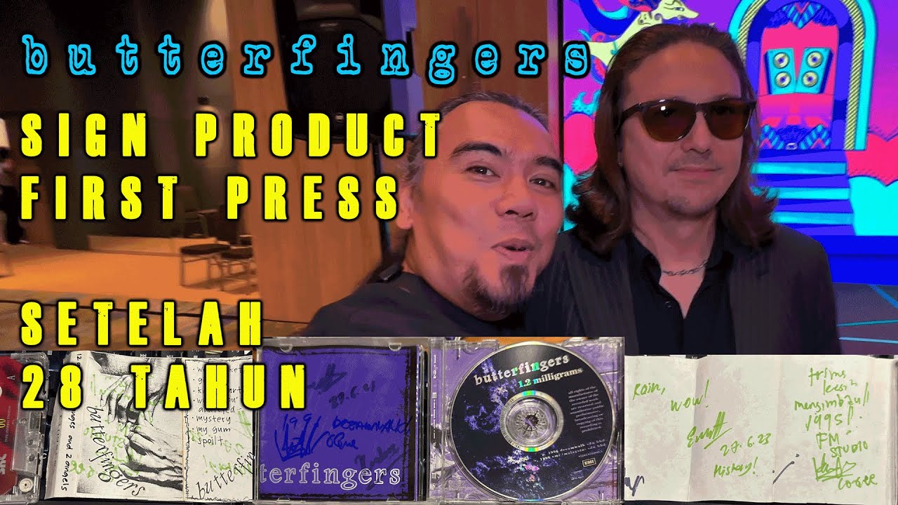 BUTTERFINGERS sign album 1st Press (12 Goats, 6 Oranges and 2 Angels & 1.2 Milligrams)
