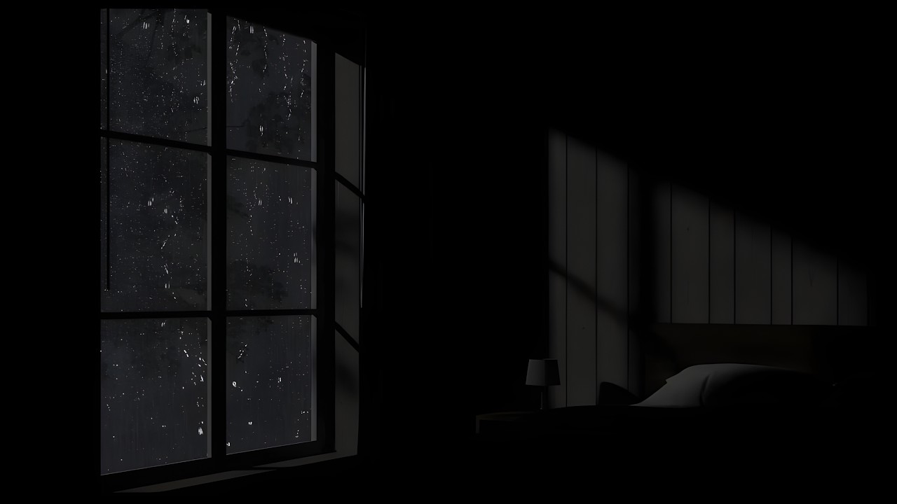 Rain Sounds on Window ⛈️ | Rest... The storm cannot last forever