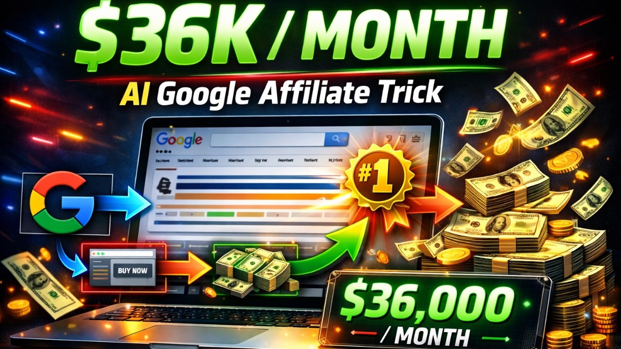 How To Promote affiliate Links on Google With AI (My $36K/Mo Strategy)