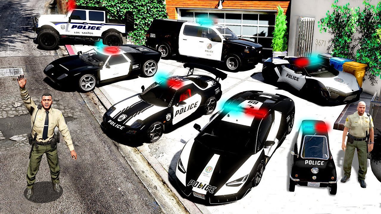 SUPER POLITIEAUTO’S VERZAMELEN In GTA 5! (Mods)
