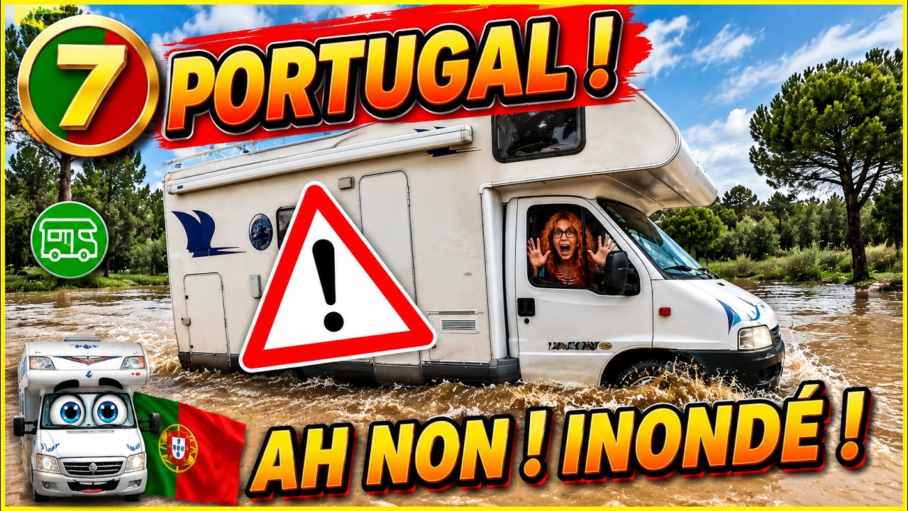 INONDÉS : quel voyage ! #portugal #campingcar #vanlife