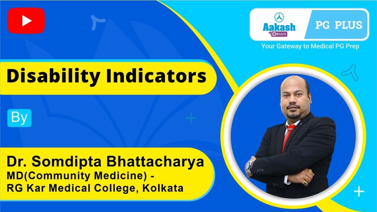 NEET PG/ NExT/ INI CET / FMGE Preparation - Disability Indicators by Dr. Somdipta Bhattacharya