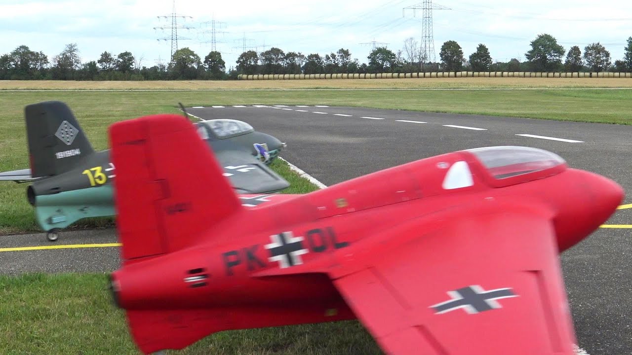 2x Messerschmitt ME-163 Komet RC Jets like a Rocket woosch
